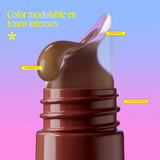 Daise Lip Gloss con péptidos Hot Mocha